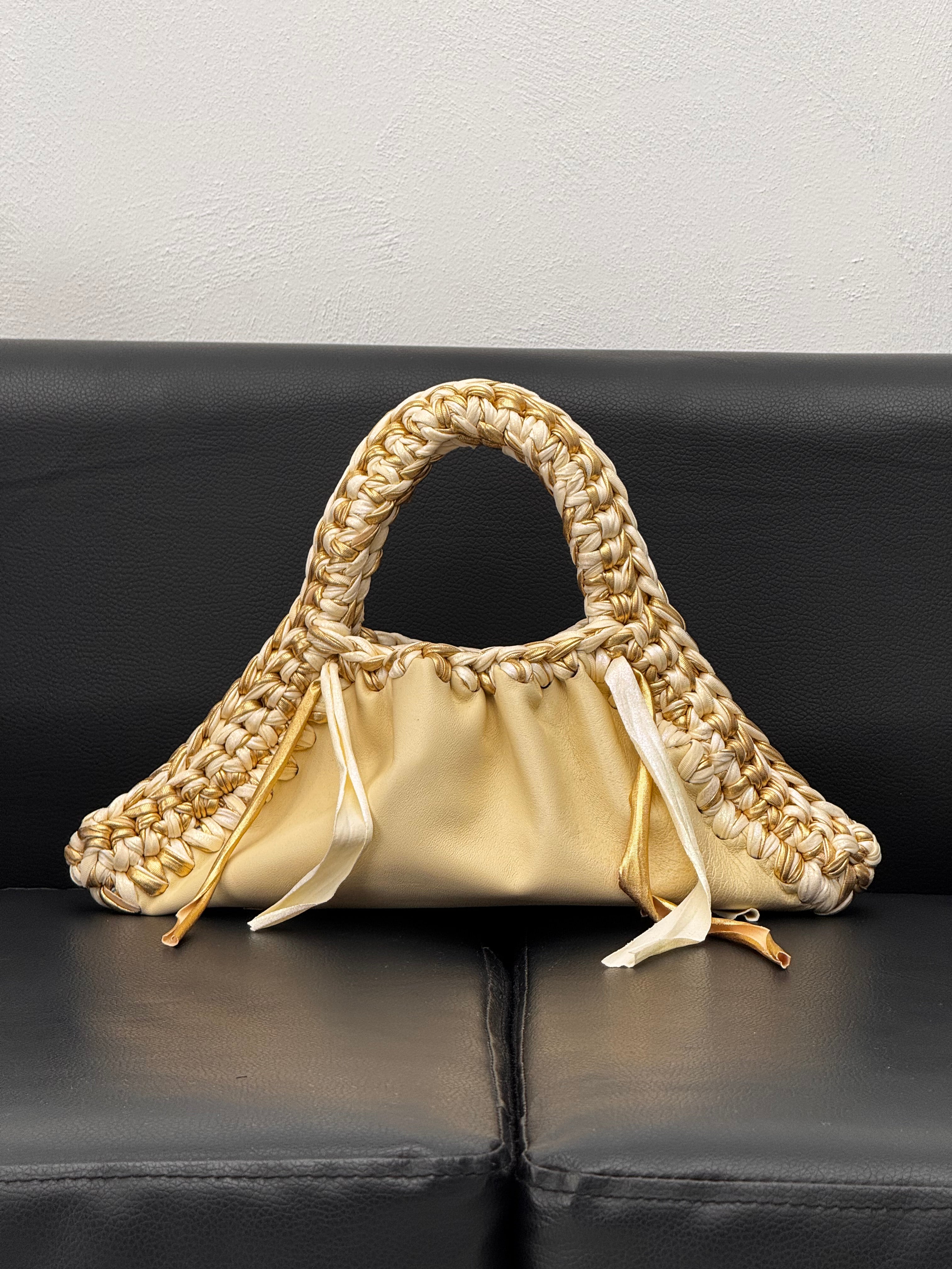 CLAIRE IVORY GOLD MINI