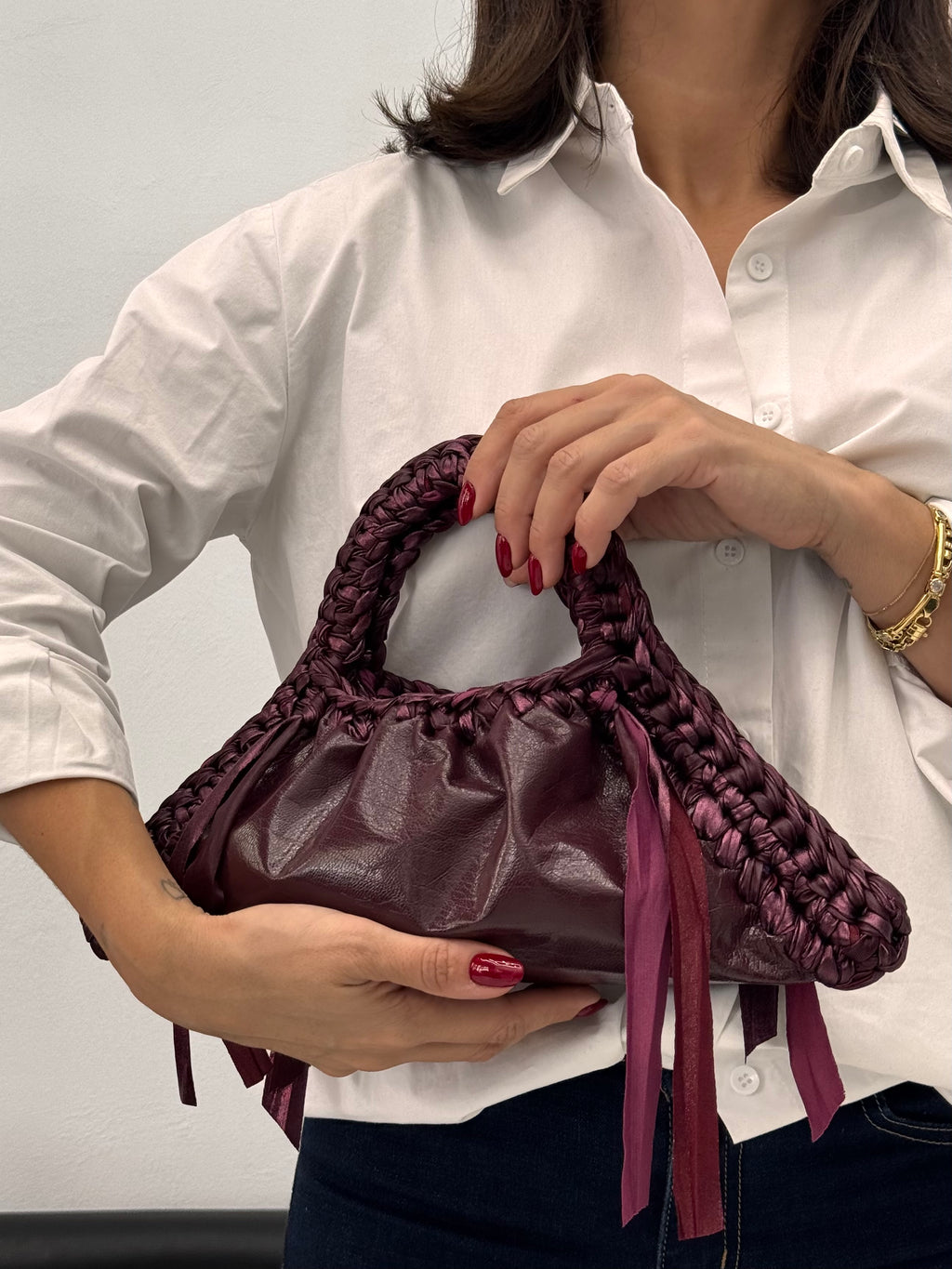 CLAIRE BURGUNDY MINI