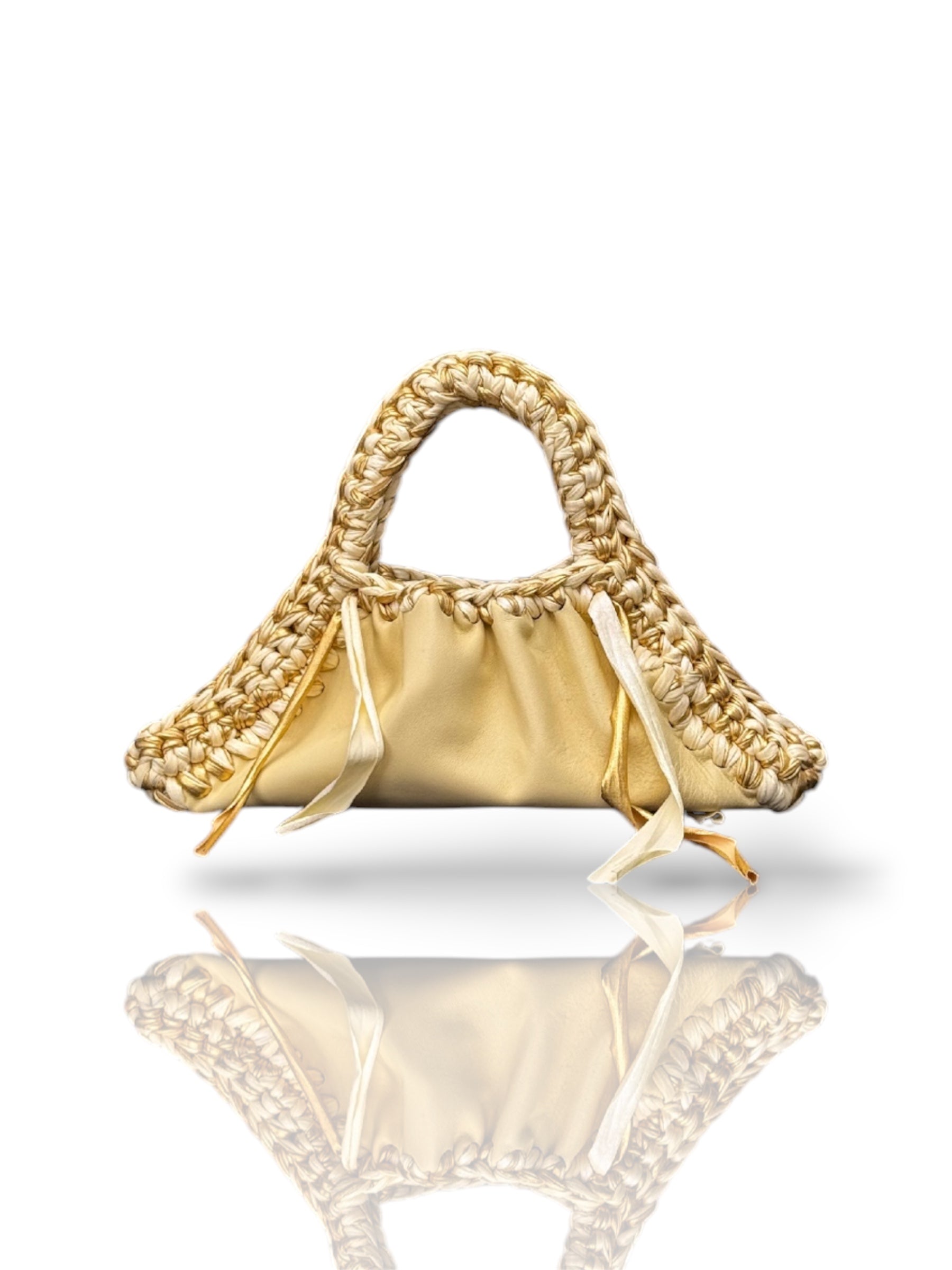 CLAIRE IVORY GOLD MINI